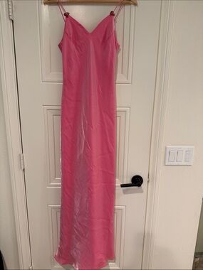 Pink Slip Maxi Dress